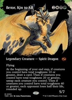 Betor, Kin to All Tarkir- Dragonstorm Borderless Clan Showcases